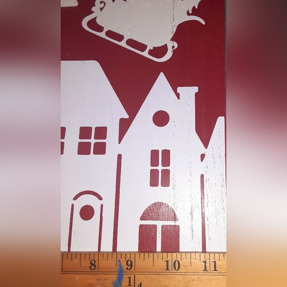 Christmas "Be Merry" Porch Leaner Sign 36" x 11" - Picture 10 of 10
